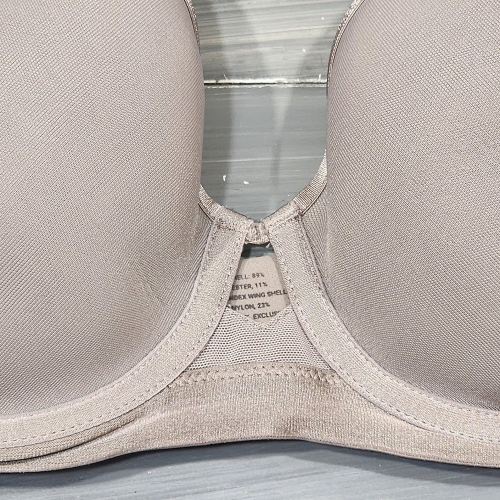 Soma Bra 32DD Lightly Lined Perfect Coverage Underwire Tshirt Bra Taupe - Picture 5 of 9